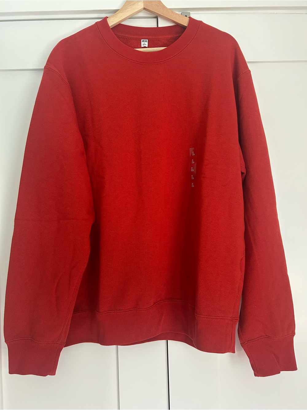 NWT Uniqlo women’s Red Crewneck Sweatshirt